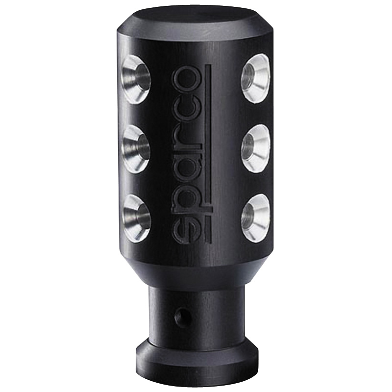 Image of Sparco Pookknop Piuma Zwart Aluminium