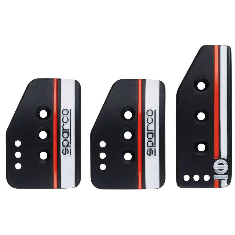 Image of Sparco Pedalen Set Settanta Handgeschakeld Zwart Aluminium