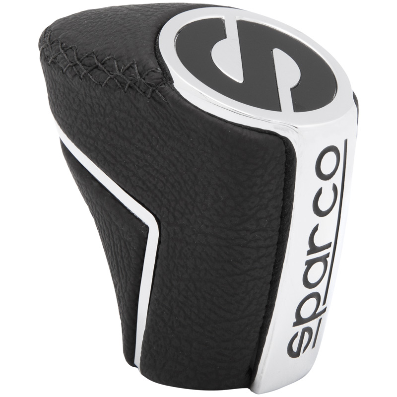 Image of Sparco Pookknop Classic Zwart Leer