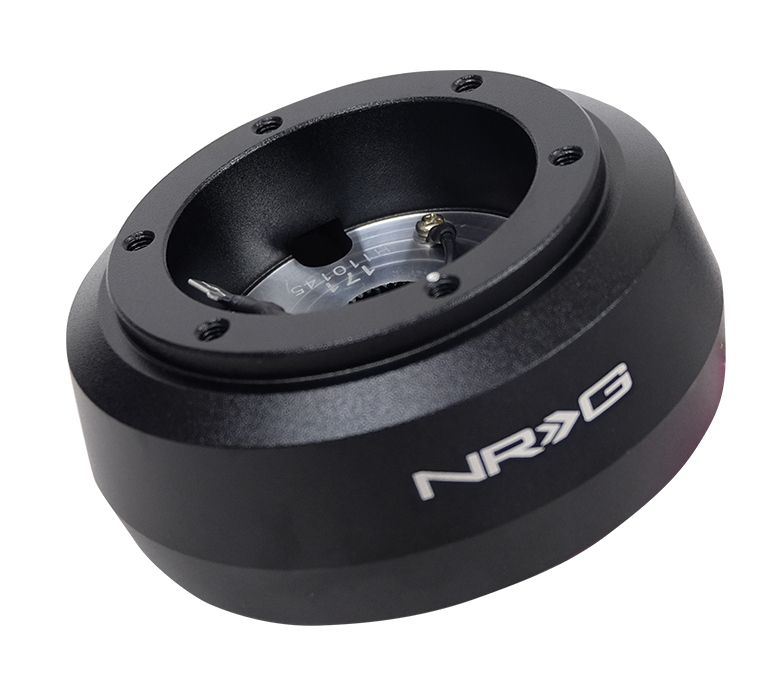 Image of NRG Innovations Stuurnaaf Kort Zwart Aluminium Jeep Wrangler