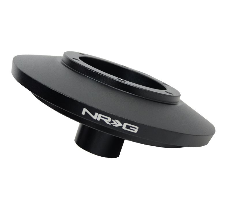Image of NRG Innovations Stuurnaaf Kort Zwart Aluminium Mini Cooper Mini