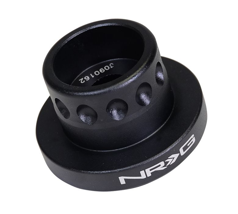 Image of NRG Innovations Stuurnaaf & Snap-Off Race Kort Zwart Aluminium Nissan S13,S14,Skyline