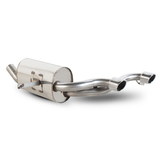 Image of Scorpion Exhausts Uitlaat Demper Twin Monaco 63.5mm Roestvrij Staal Renault Mégane