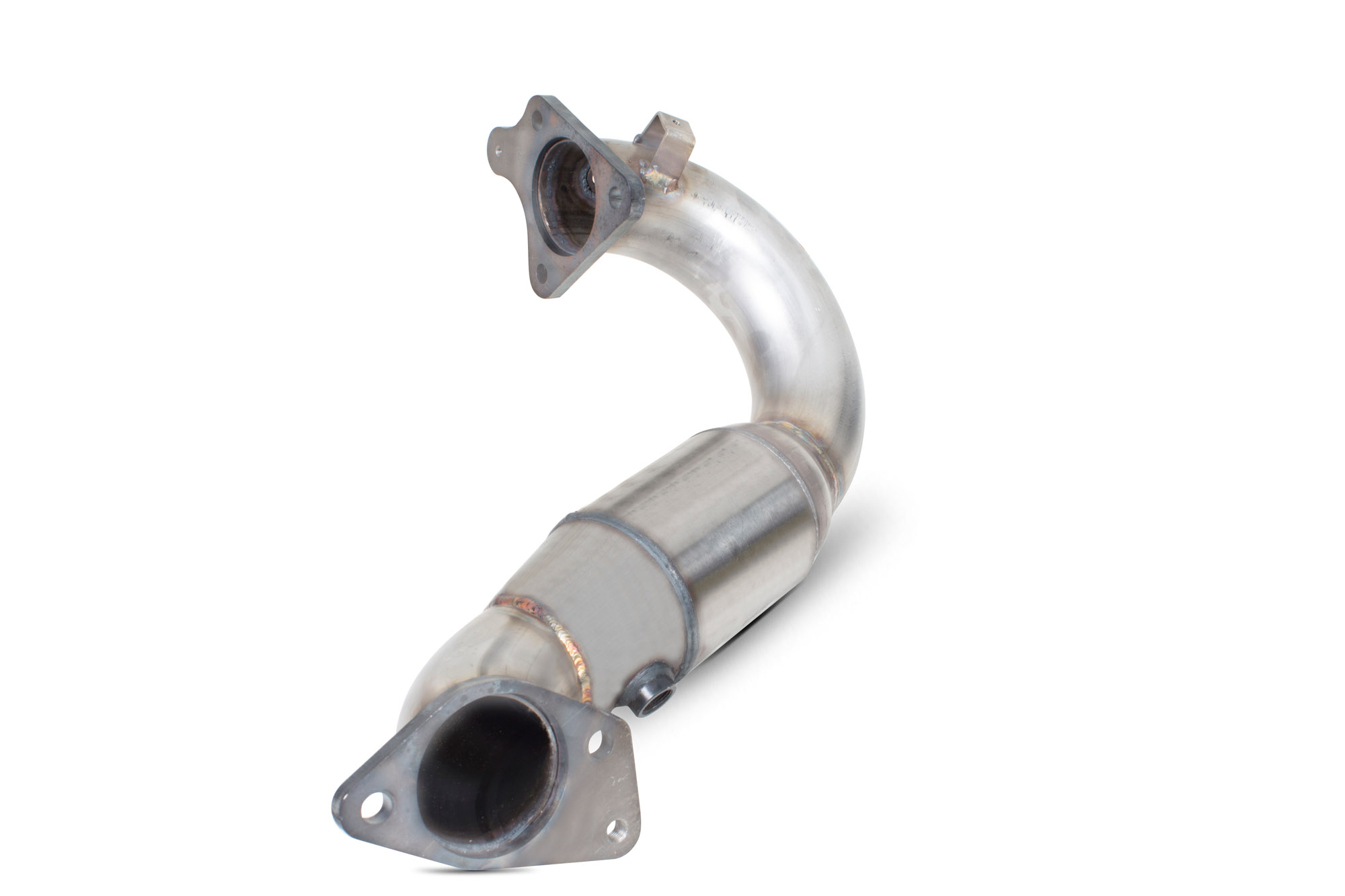 Image of Scorpion Exhausts Downpipe Met High Flow Katalysator 70mm Roestvrij Staal Renault Clio