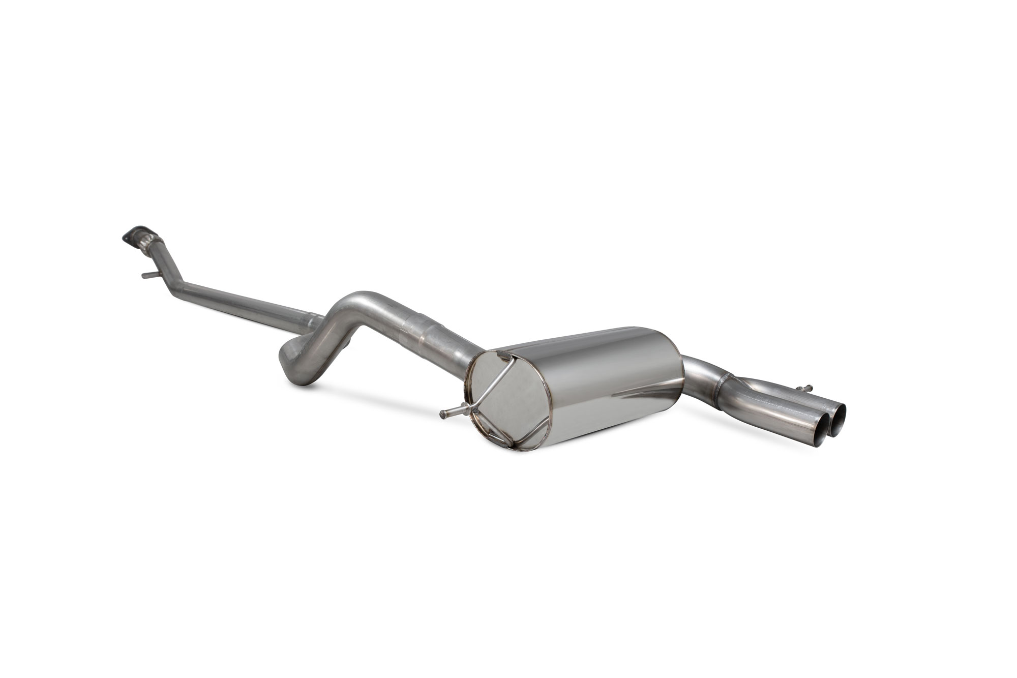 Image of Scorpion Exhausts Cat-back Uitlaatsysteem 76mm Roestvrij Staal Renault Mégane