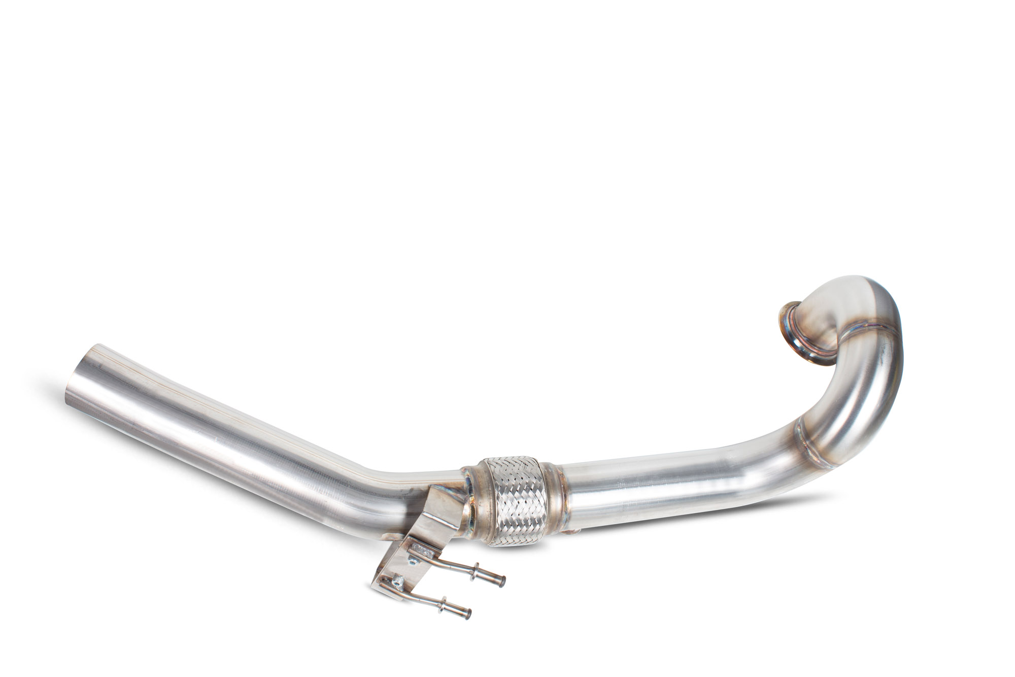 Image of Scorpion Exhausts Catless Downpipe 76mm Roestvrij Staal Skoda Octavia