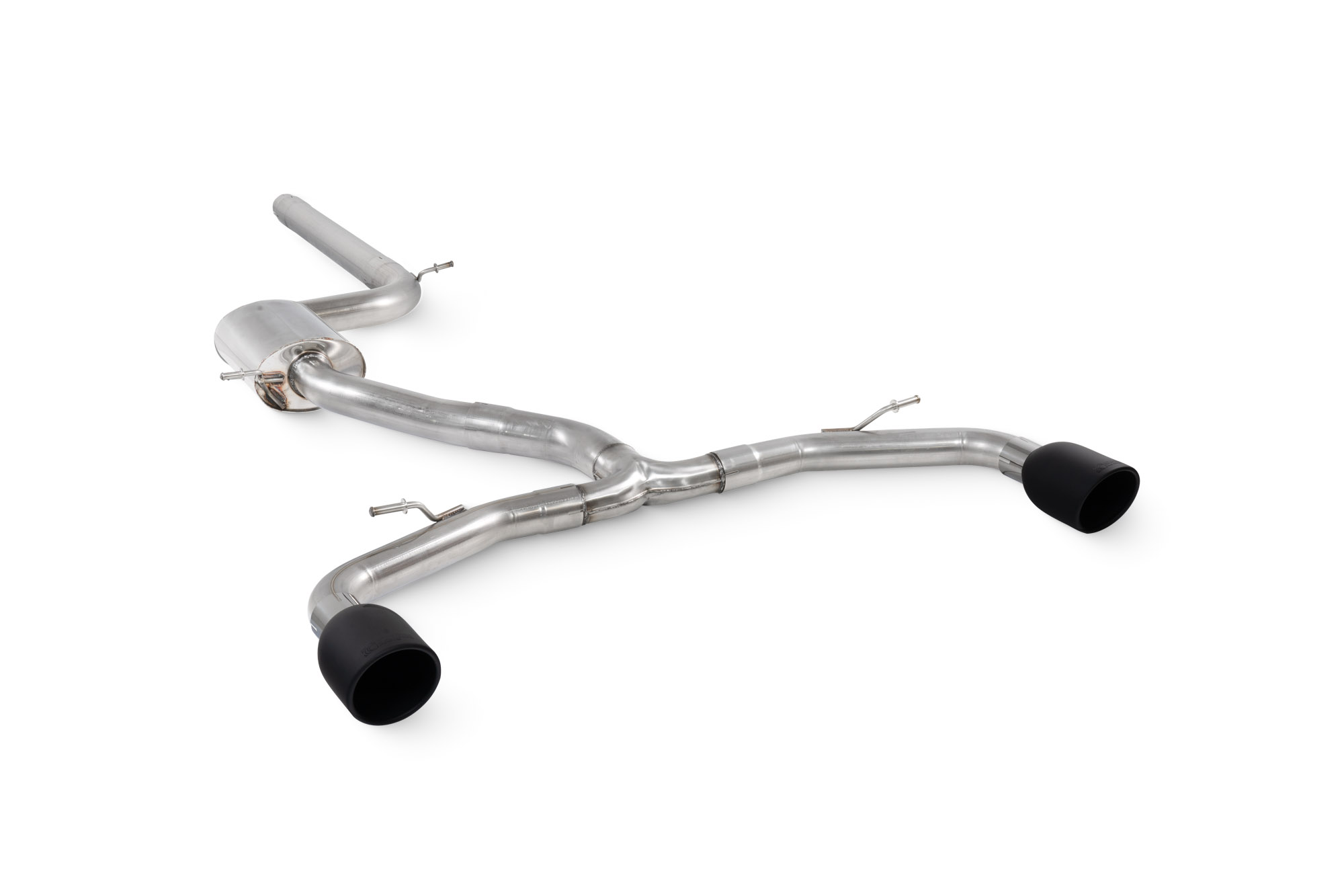 Image of Scorpion Exhausts Cat-back Uitlaatsysteem Indy Ceramic 76mm Roestvrij Staal Cupra Leon