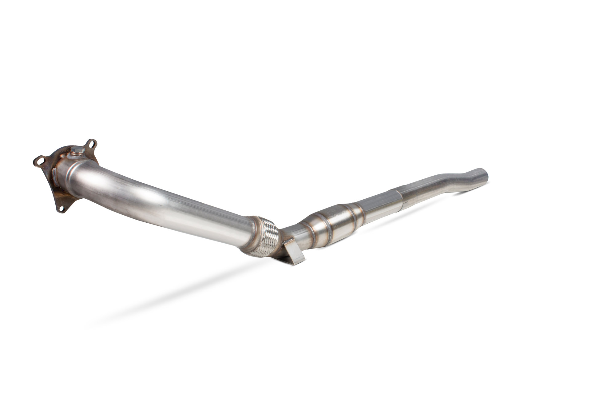 Image of Scorpion Exhausts Downpipe Met High Flow Katalysator 76mm Roestvrij Staal Seat Leon