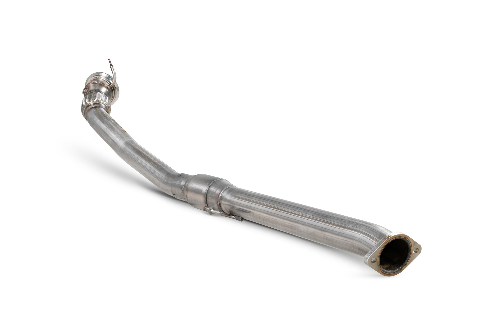 Image of Scorpion Exhausts Downpipe Met High Flow Katalysator 76mm Roestvrij Staal Toyota Yaris