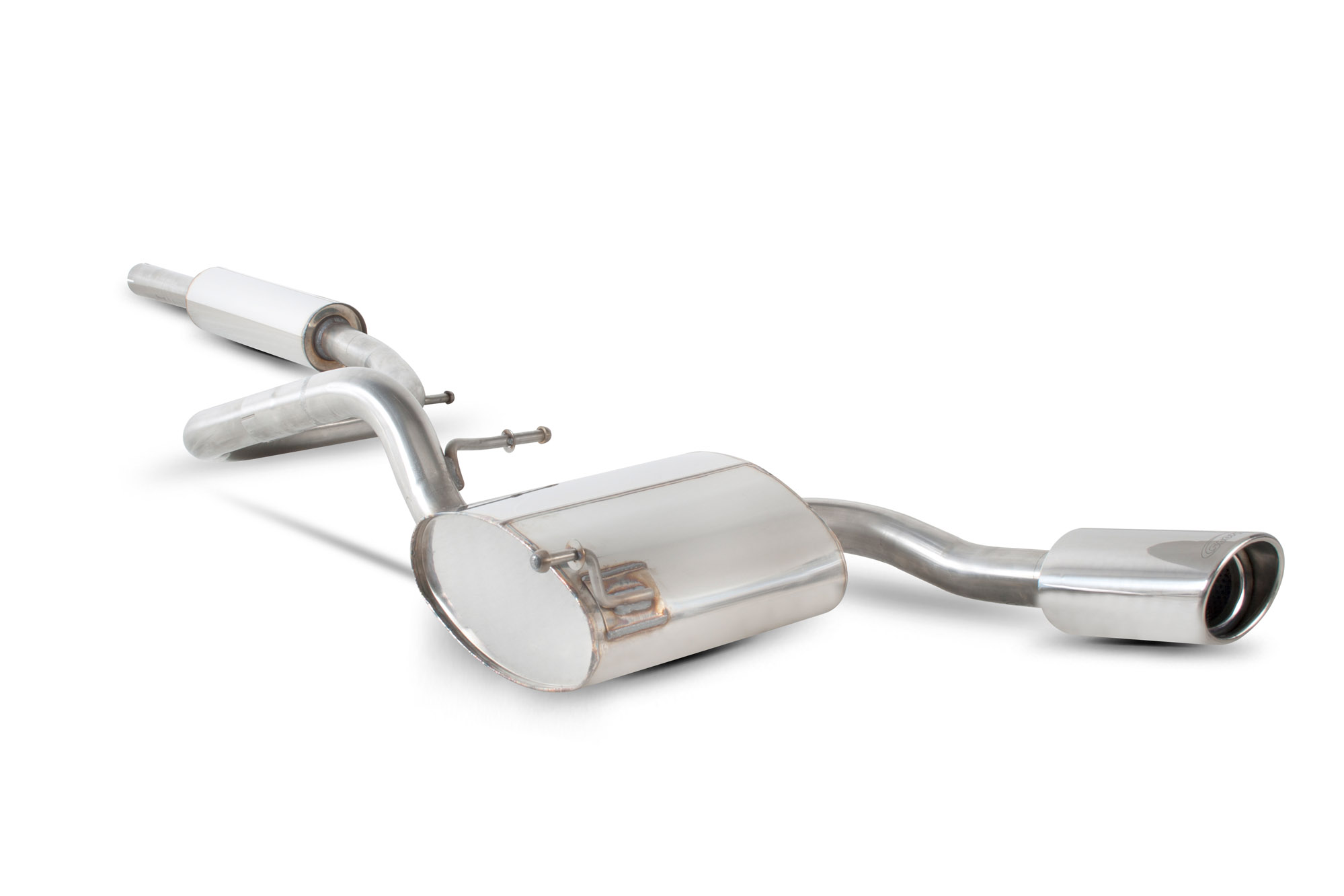 Image of Scorpion Exhausts Cat-back Uitlaatsysteem EVO 50.8mm Roestvrij Staal Volkswagen Lupo