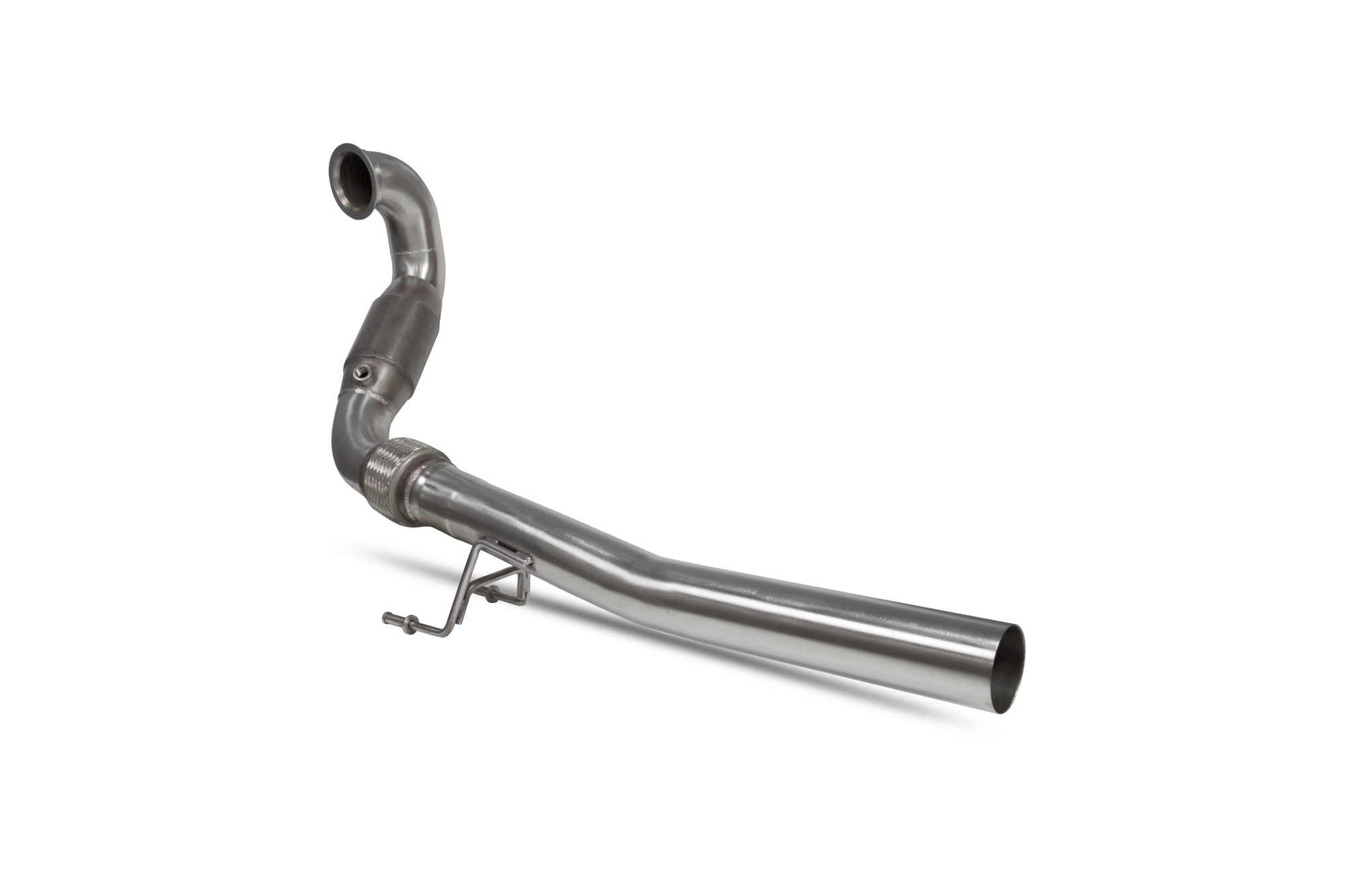 Image of Scorpion Exhausts Downpipe Met High Flow Katalysator 76mm Roestvrij Staal Volkswagen Polo