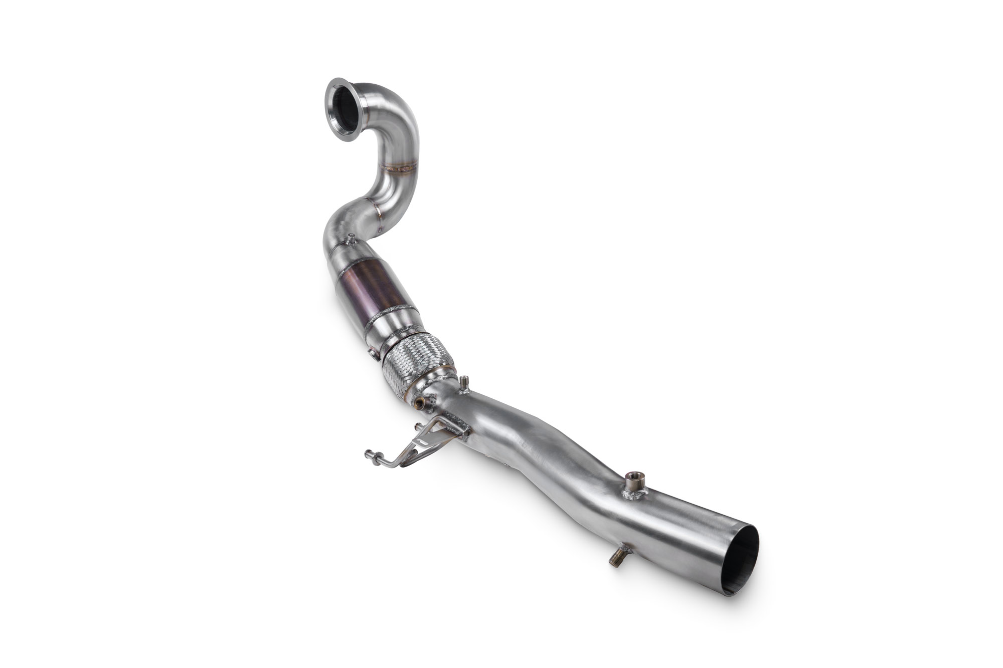 Image of Scorpion Exhausts Downpipe Met High Flow Katalysator 76mm Roestvrij Staal Volkswagen, Seat