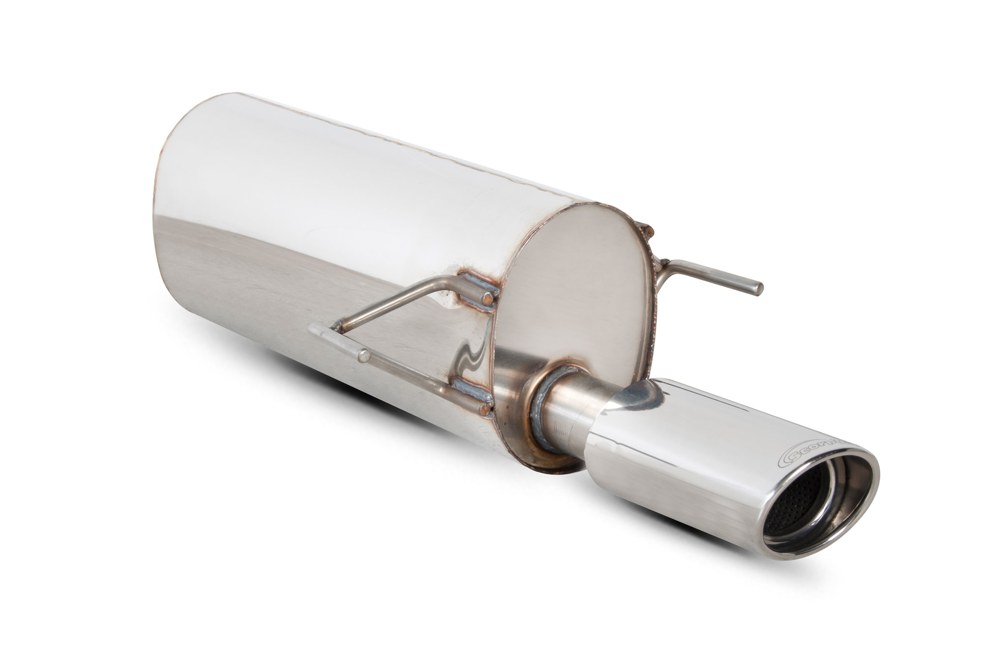 Image of Scorpion Exhausts Uitlaat Demper EVO 63.5mm Roestvrij Staal Opel Astra