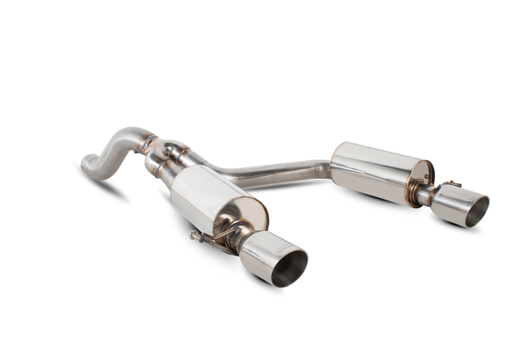 Image of Scorpion Exhausts Uitlaat Demper Daytona 76mm Roestvrij Staal Opel Corsa