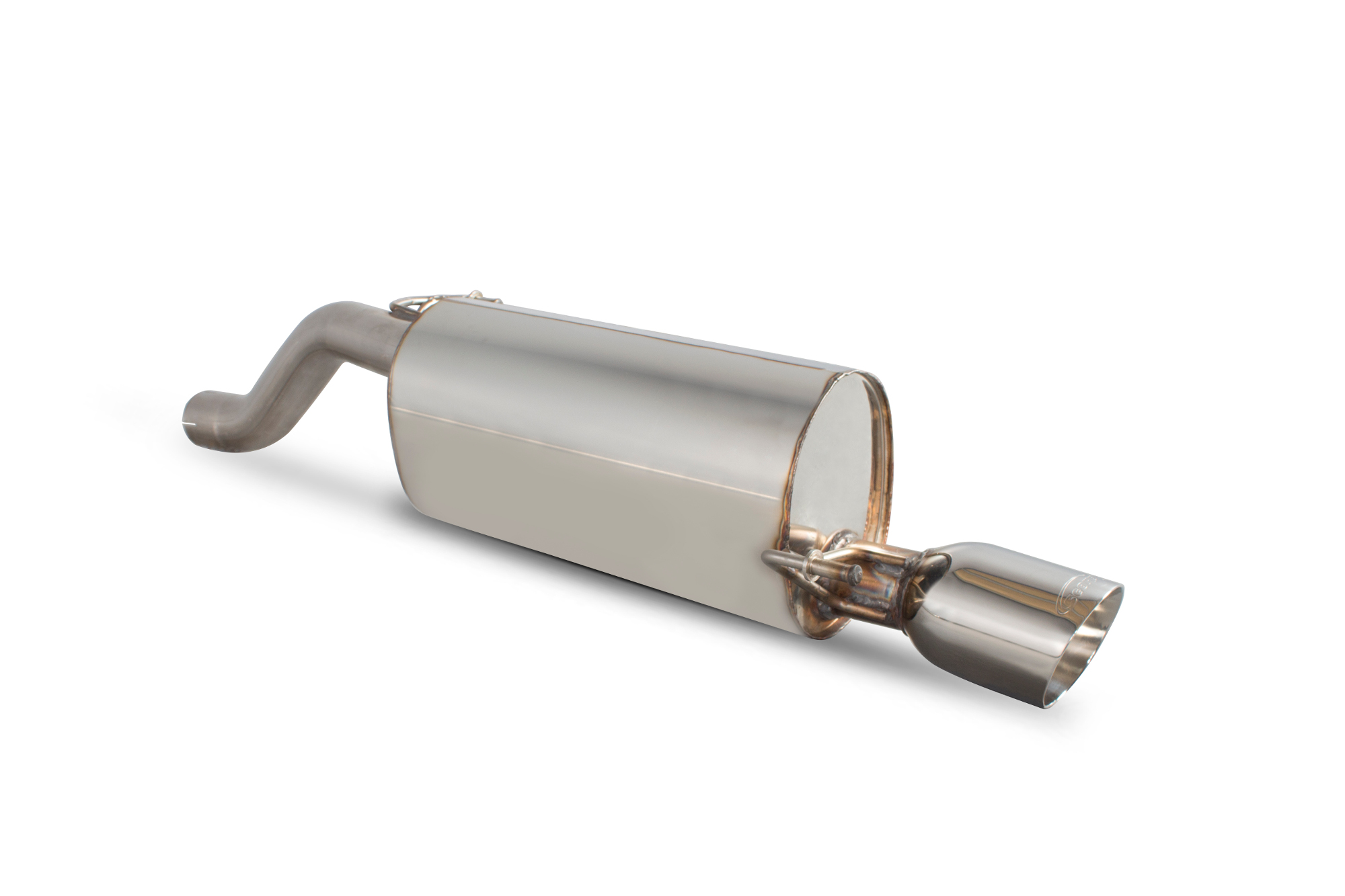 Image of Scorpion Exhausts Uitlaat Demper Daytona 63.5mm Roestvrij Staal Opel Corsa