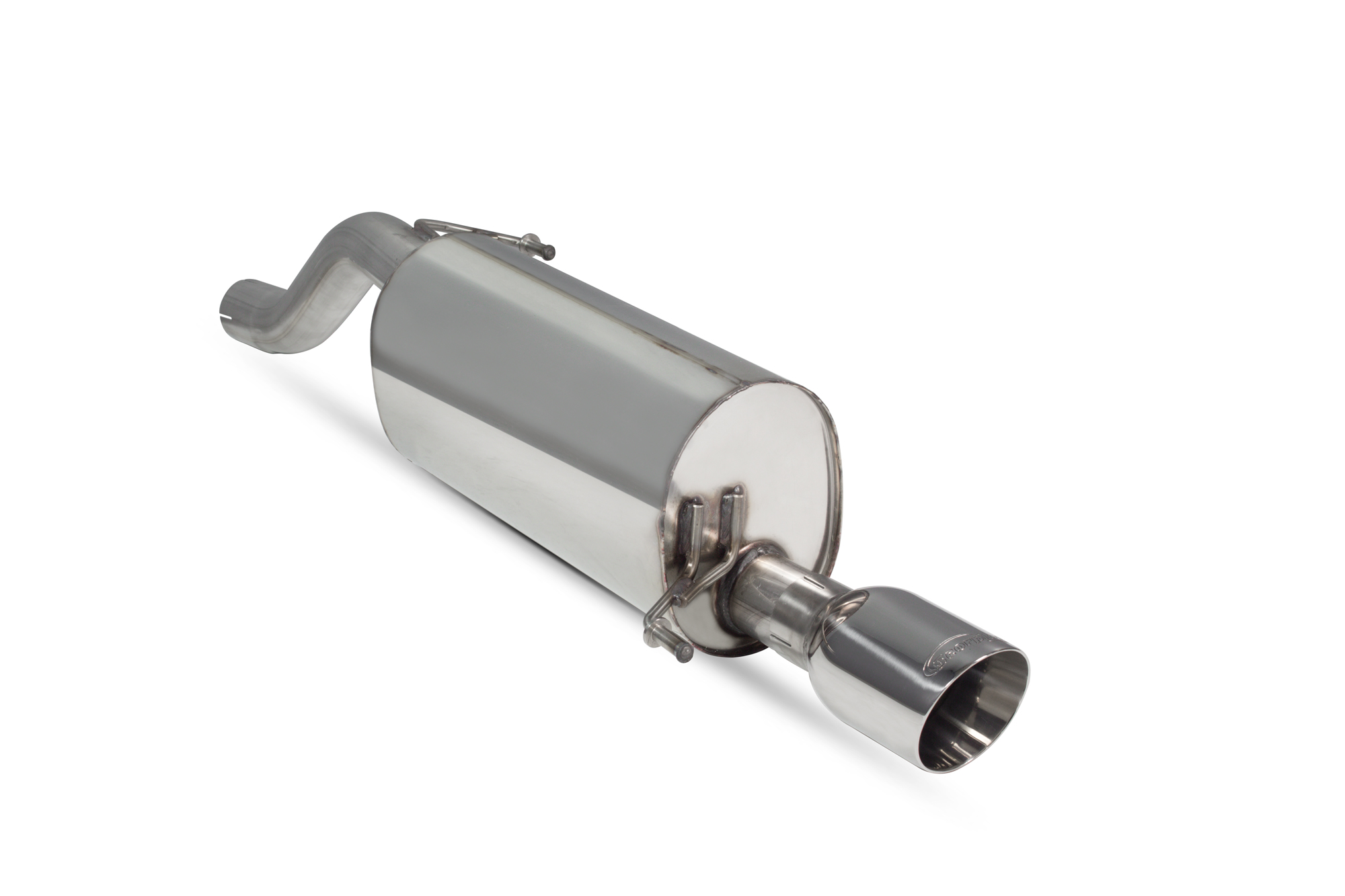 Image of Scorpion Exhausts Uitlaat Demper Daytona 63.5mm Roestvrij Staal Opel Corsa