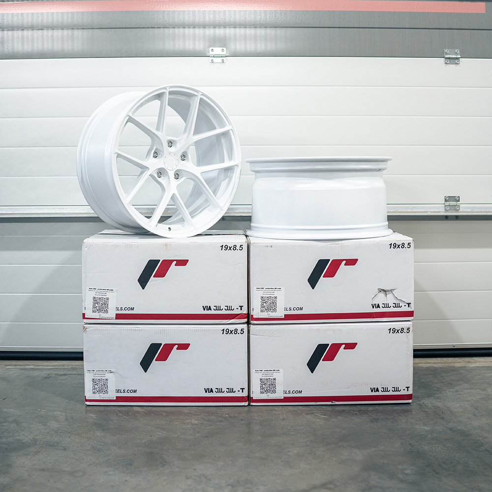 Image of JR-Wheels SL01 TWEEDE KANS Velgen 19 Inch 9.5J ET35 5x120 Flow Form White