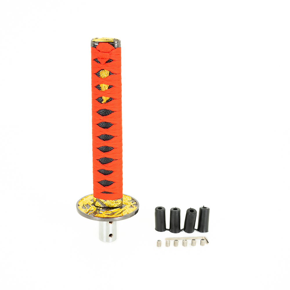 Image of SK-Import Pookknop Samurai Rood Aluminium