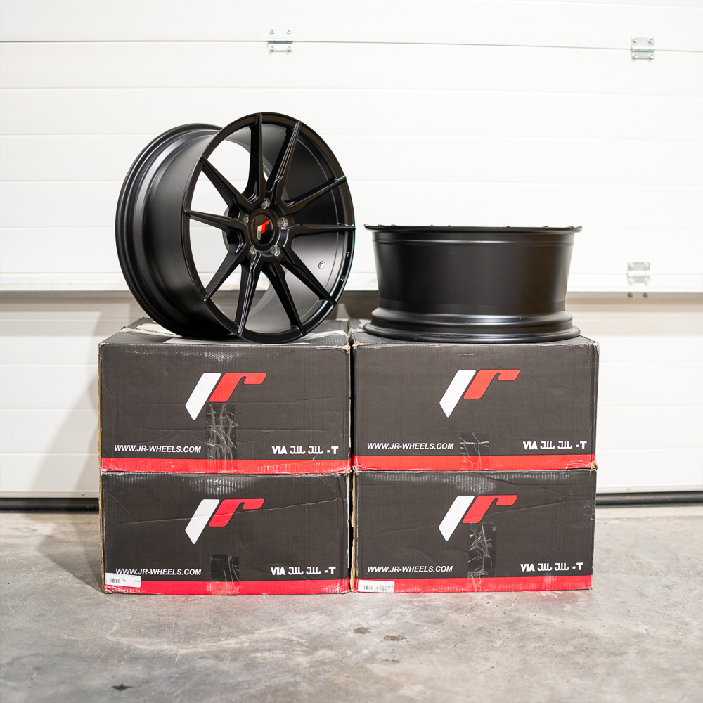 Image of JR-Wheels JR21 TWEEDE KANS Velgen 18 Inch 8.5J ET29 5x112 Flat Black