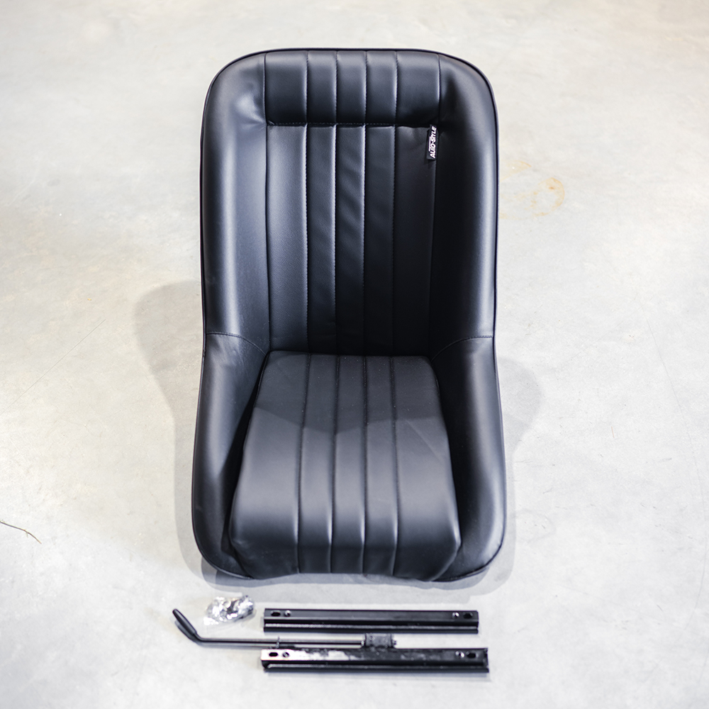 Image of SK-Import Kuipstoel Classic Style Zonder Hoofdsteun Zwart Kunstleer