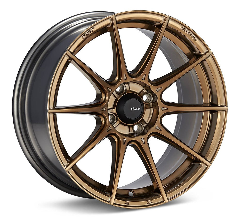 Image of Advanti Storm S1 Velgen 15 Inch 8J ET25 4x100 Flat Bronze
