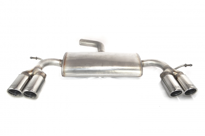 Image of Ulter Sport Uitlaat Demper Dual Tip Roestvrij Staal Volkswagen Golf