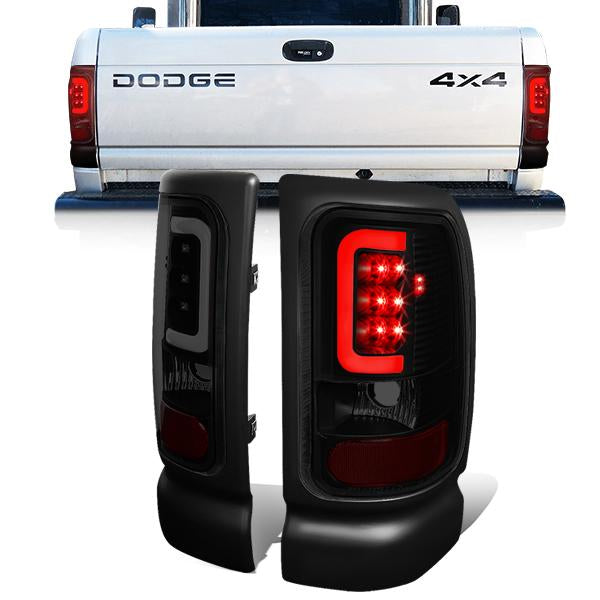 Image of SK-Import Achterlicht 3D C-Bar LED Black Housing Smoke Glas Dodge Ram
