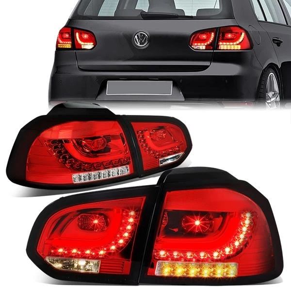 Image of SK-Import Achterlicht LED Chrome Housing Volkswagen Golf