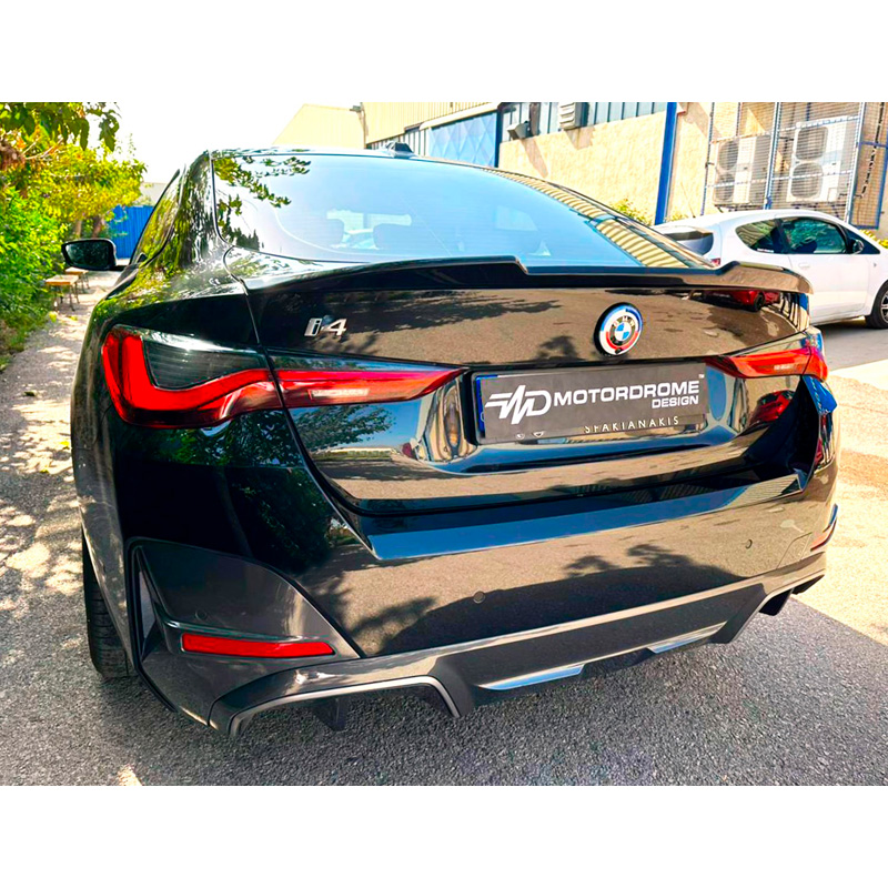 Image of Motordrome Achter Koffer Spoiler Ongeverfd Polyurethane BMW I4