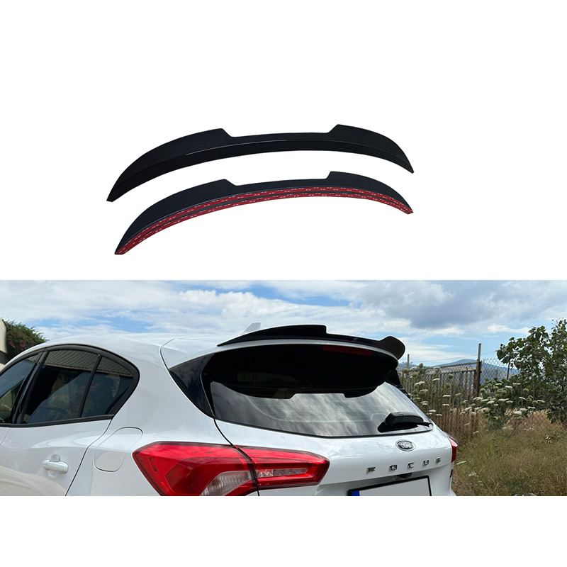 Image of Motordrome Achter Spoiler Zwart ABS Plastic Ford Focus