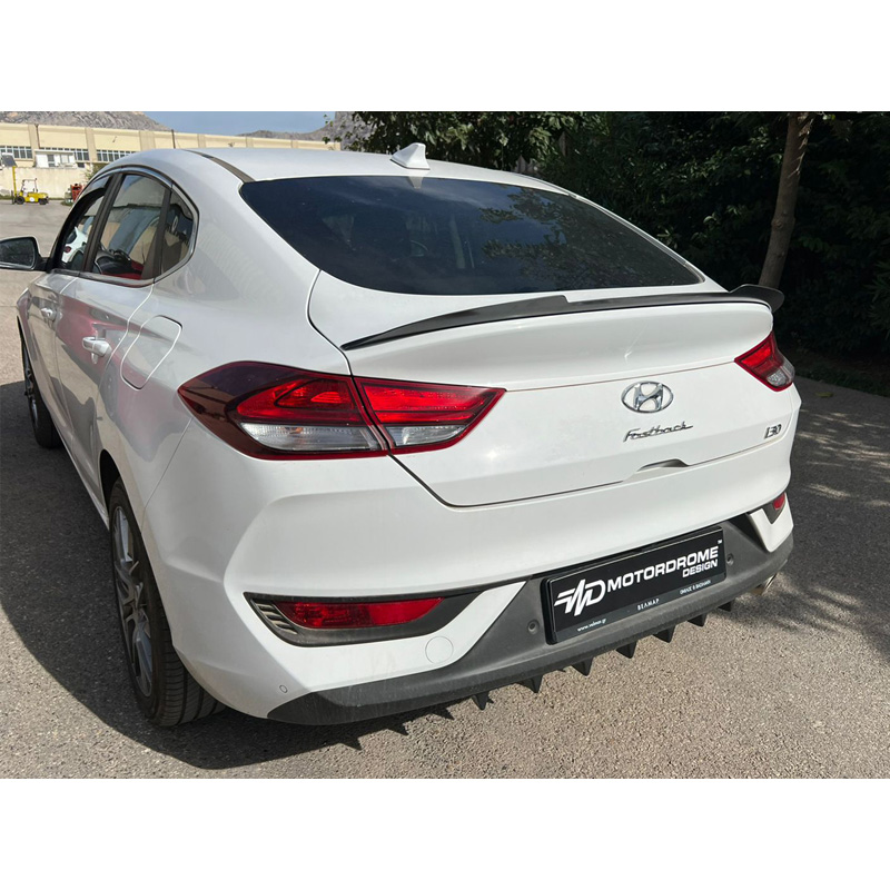 Image of Motordrome Achter Koffer Spoiler Ongeverfd ABS Plastic Hyundai I30