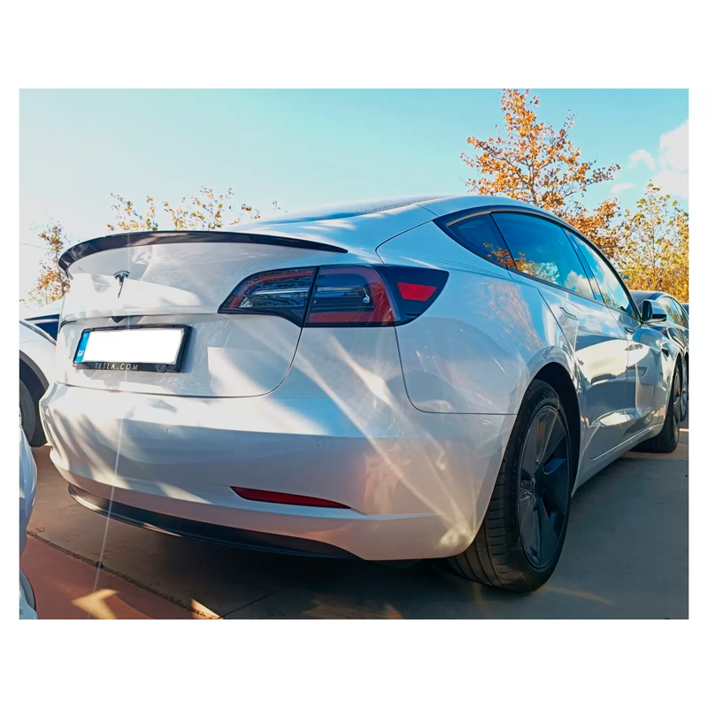 Motordrome Achter Koffer Spoiler Ongeverfd Polyurethane Tesla Model 3