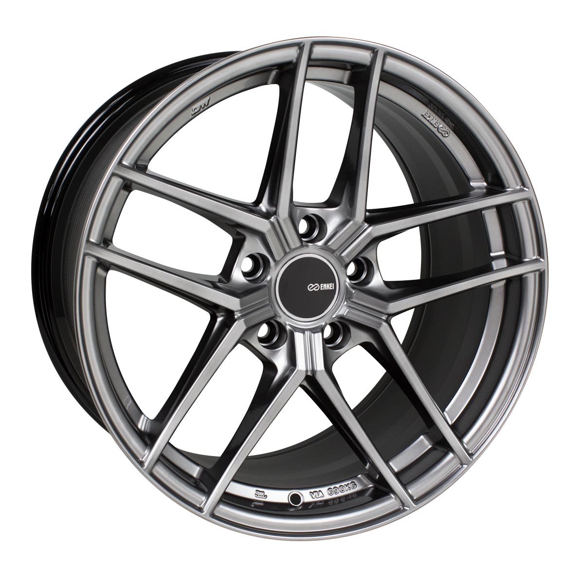 Image of Enkei TY5 Velgen 19 Inch 9.5J ET35 5x114.3 Hyper Silver