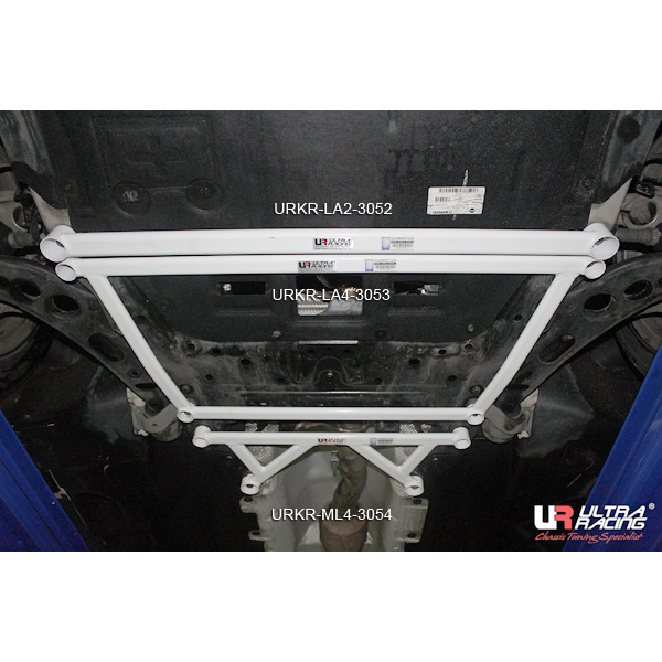 Image of Ultra Racing Voor Veerpootbrug 4 Points Wit Staal Mini Cooper Cooper