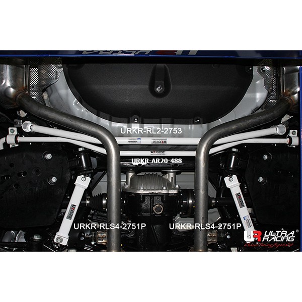 Image of Ultra Racing Achter Veerpootbrug Wit Staal Hyundai Genesis