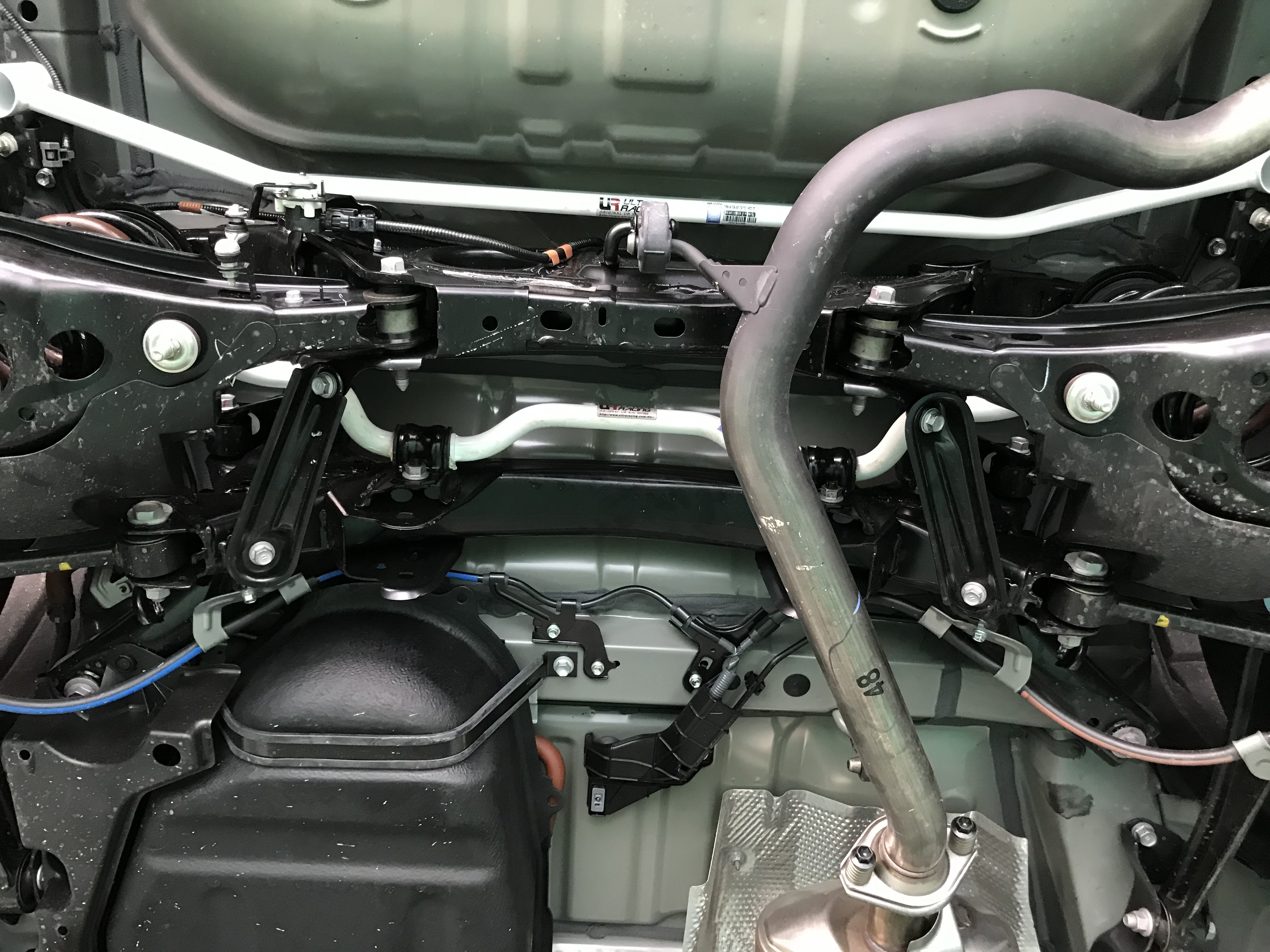 Ultra Racing Achter Stabilisatorstang Wit 24mm Staal Lexus,Toyota