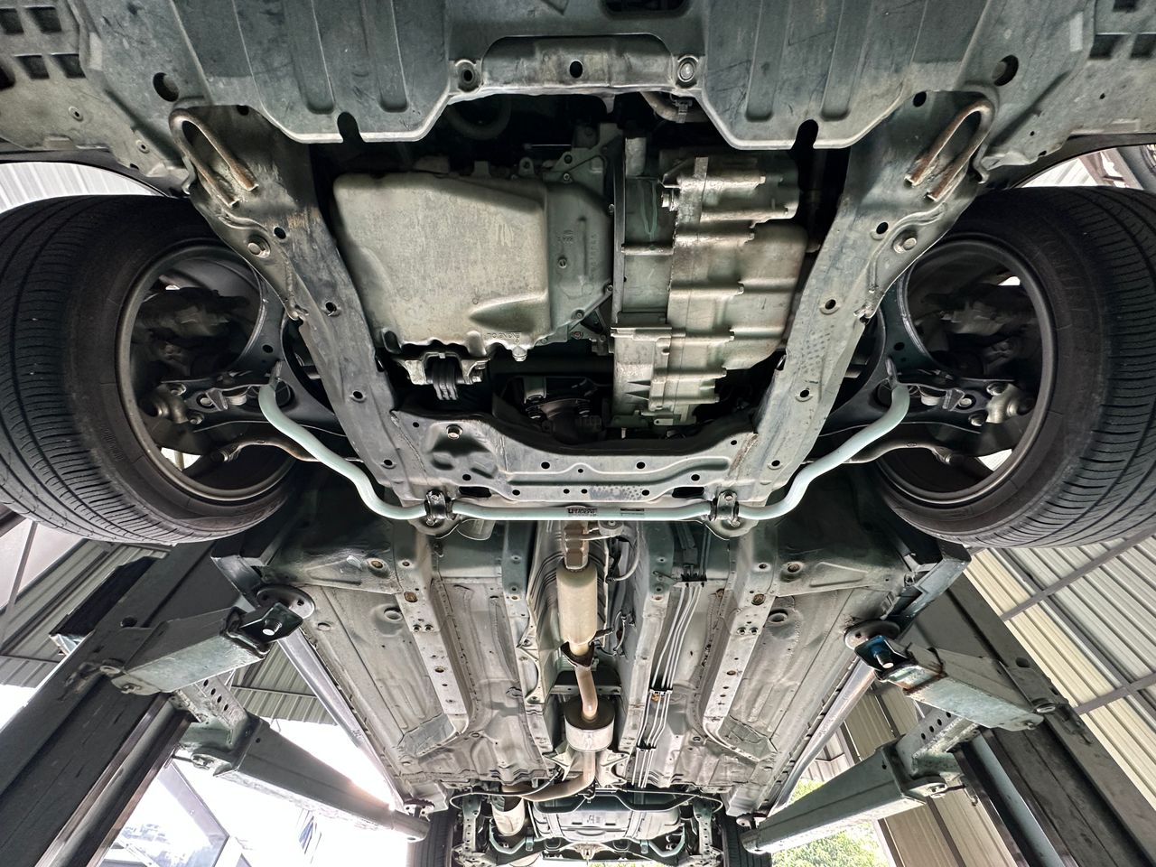 Image of Ultra Racing Voor Stabilisatorstang Wit 25mm Staal Honda Civic