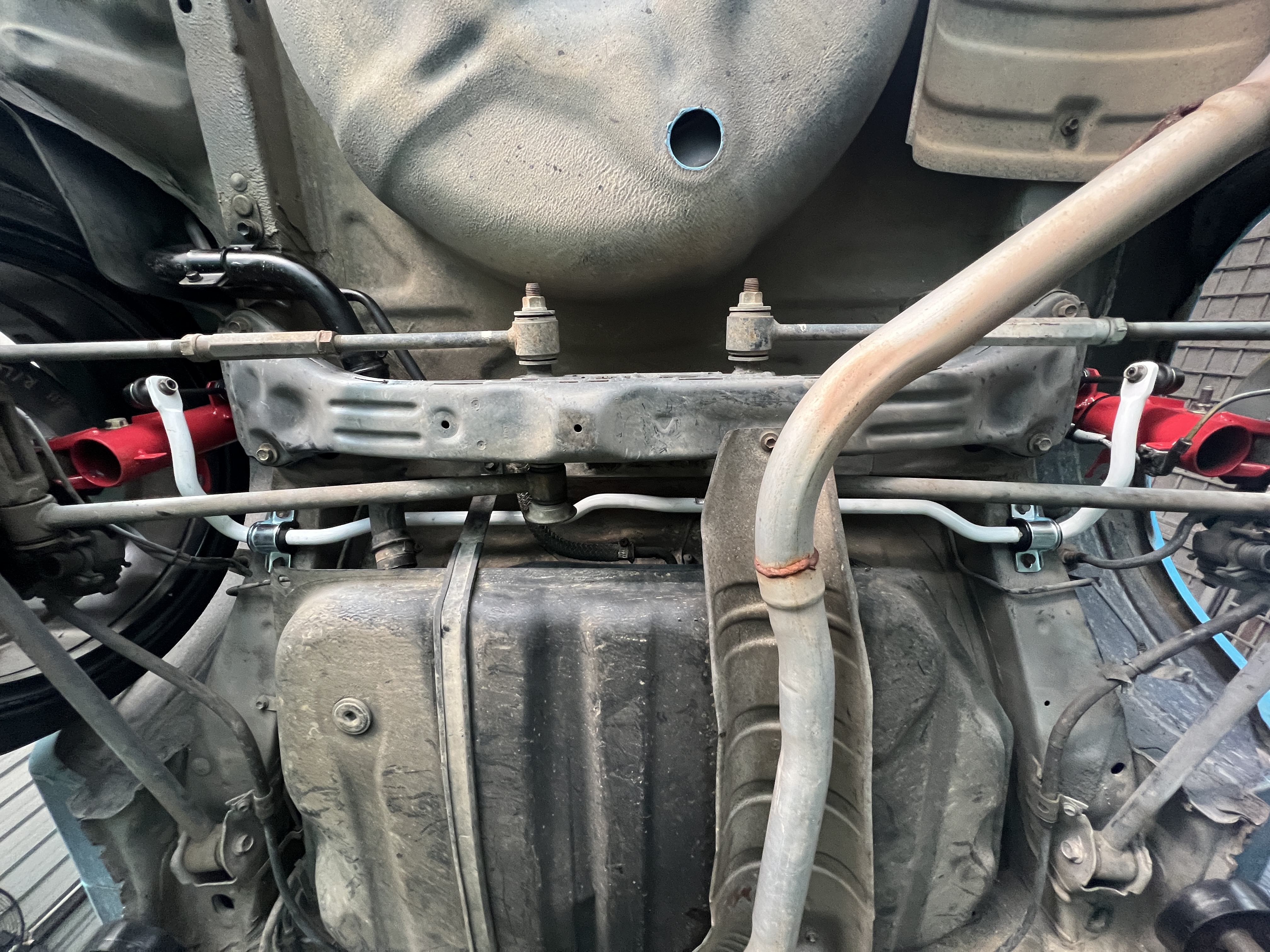 Image of Ultra Racing Achter Stabilisatorstang Wit 19mm Staal Toyota Corolla