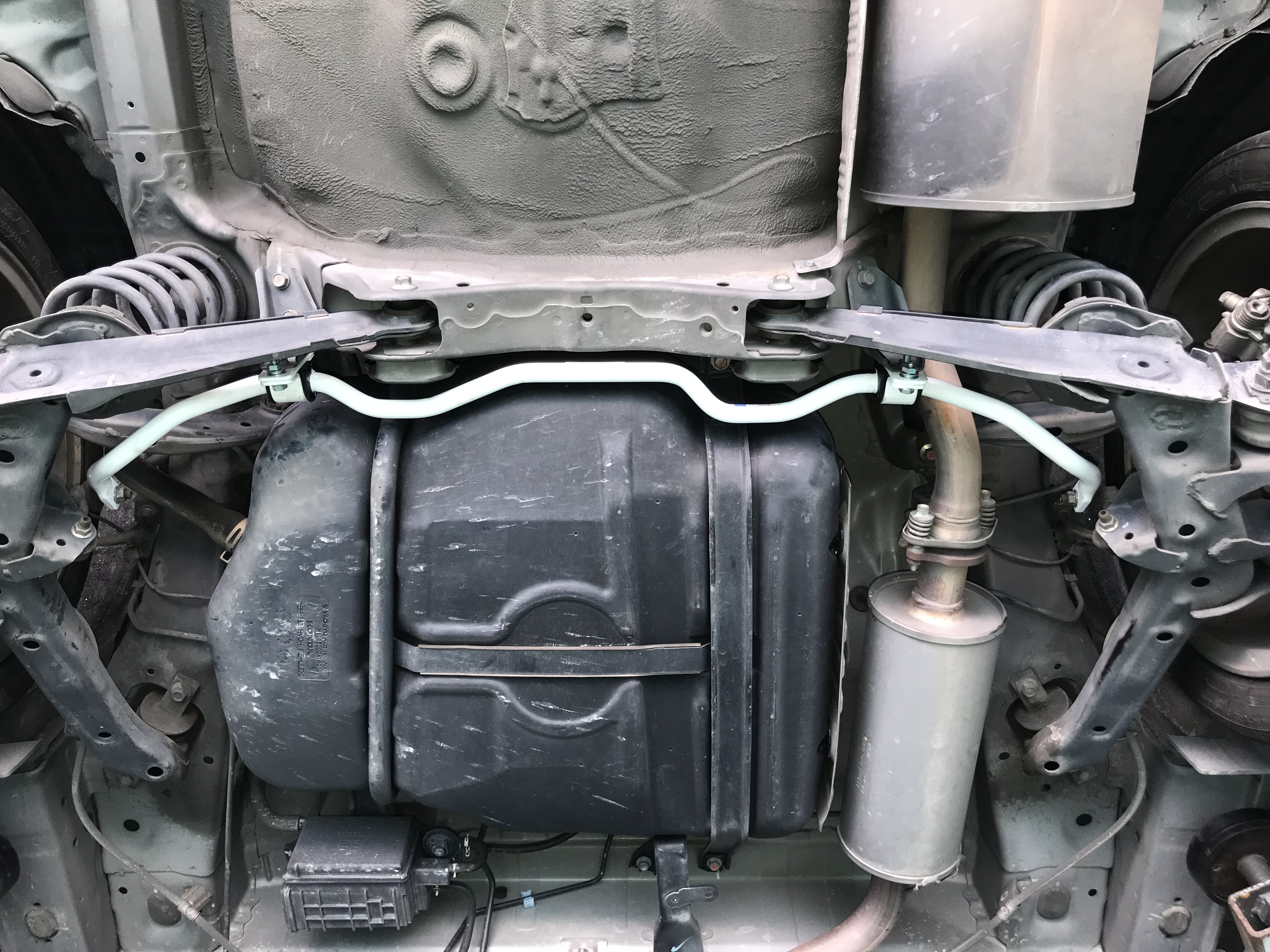 Image of Ultra Racing Achter Stabilisatorstang Wit 19mm Staal Honda Civic