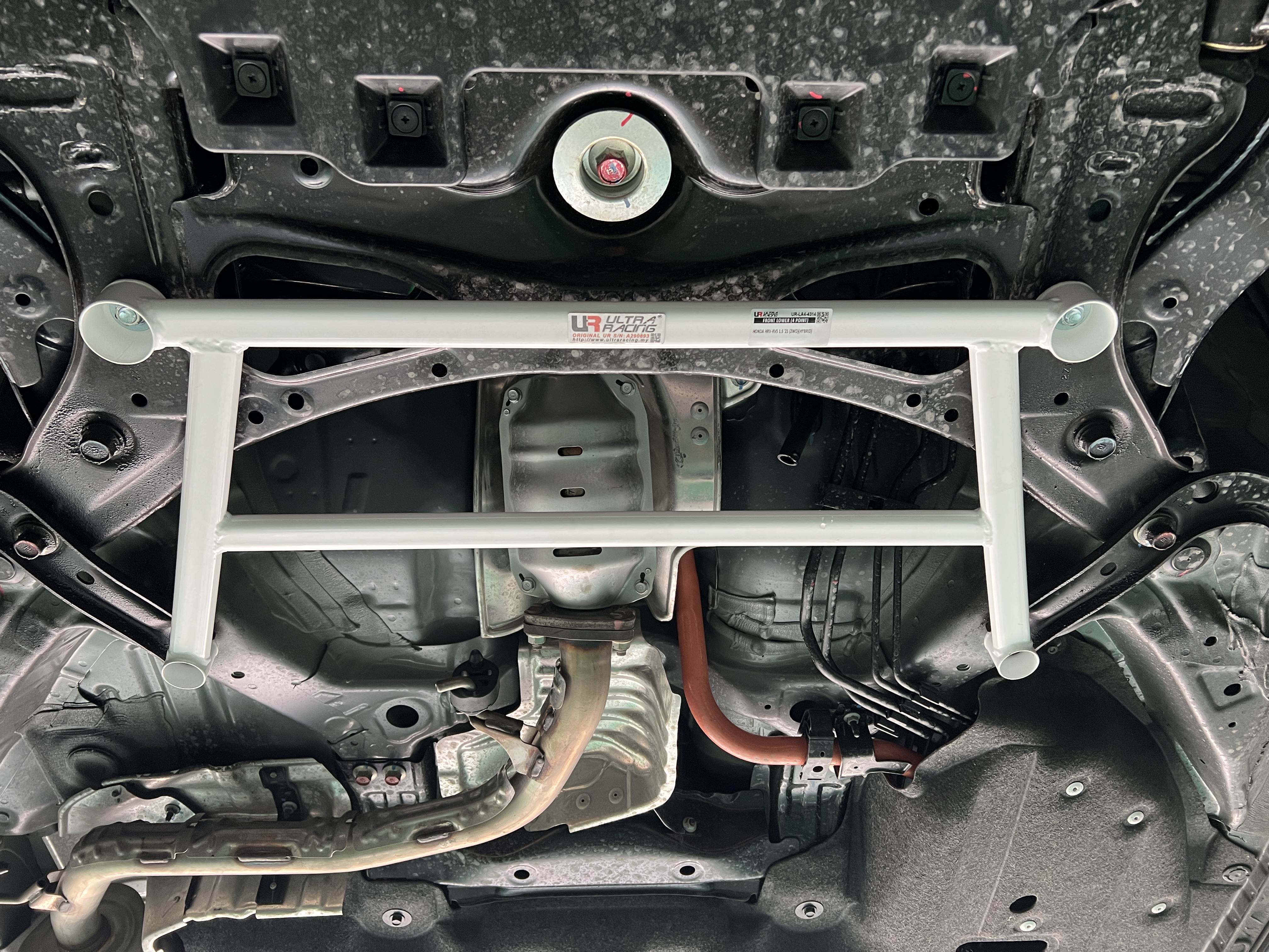 Image of Ultra Racing Voor Veerpootbrug Wit Staal Honda HR-V