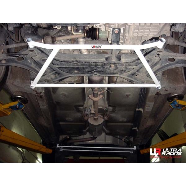 Image of Ultra Racing Voor Veerpootbrug 4 Points Wit Staal Mitsubishi Colt