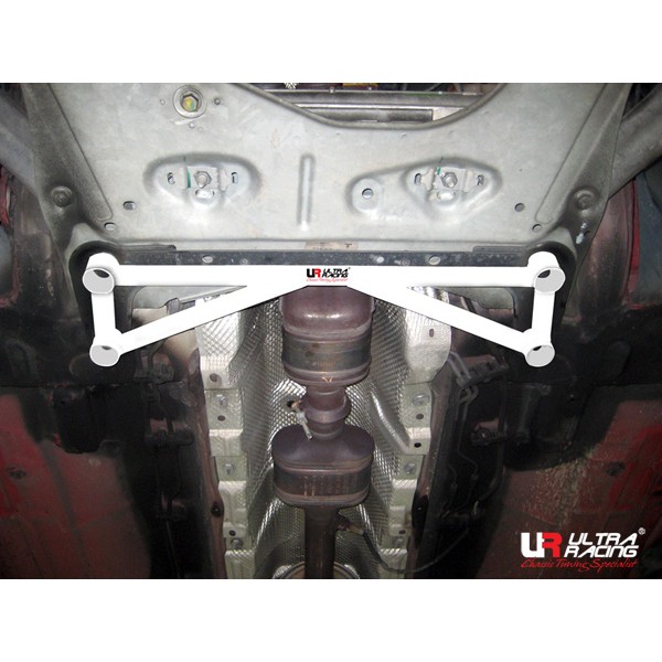 Image of Ultra Racing Voor H-Brace 4 Points Wit Staal Renault Clio