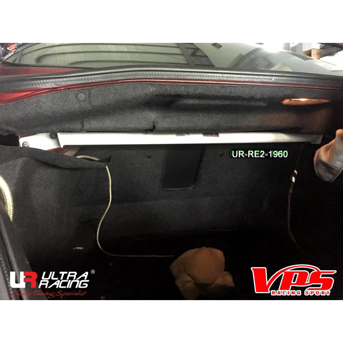 Image of Ultra Racing Achter Veerpootbrug 2 Points Wit Staal Infiniti,Nissan
