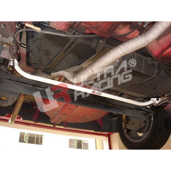 Image of Ultra Racing Achter Onderste Veerpootbrug 2 Points Wit Staal Suzuki Swift