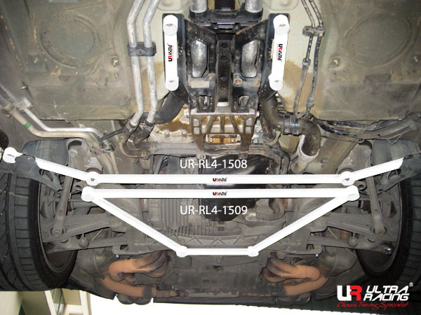 Image of Ultra Racing Achter Veerpootbrug 4 Points Wit Staal Porsche 911