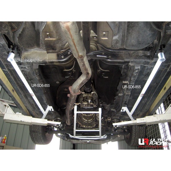 Image of Ultra Racing Side Bars 3 Points Wit Staal Nissan S14