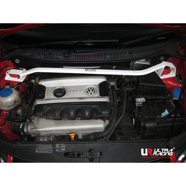 Image of Ultra Racing Voor Veerpootbrug Wit Staal Volkswagen Polo