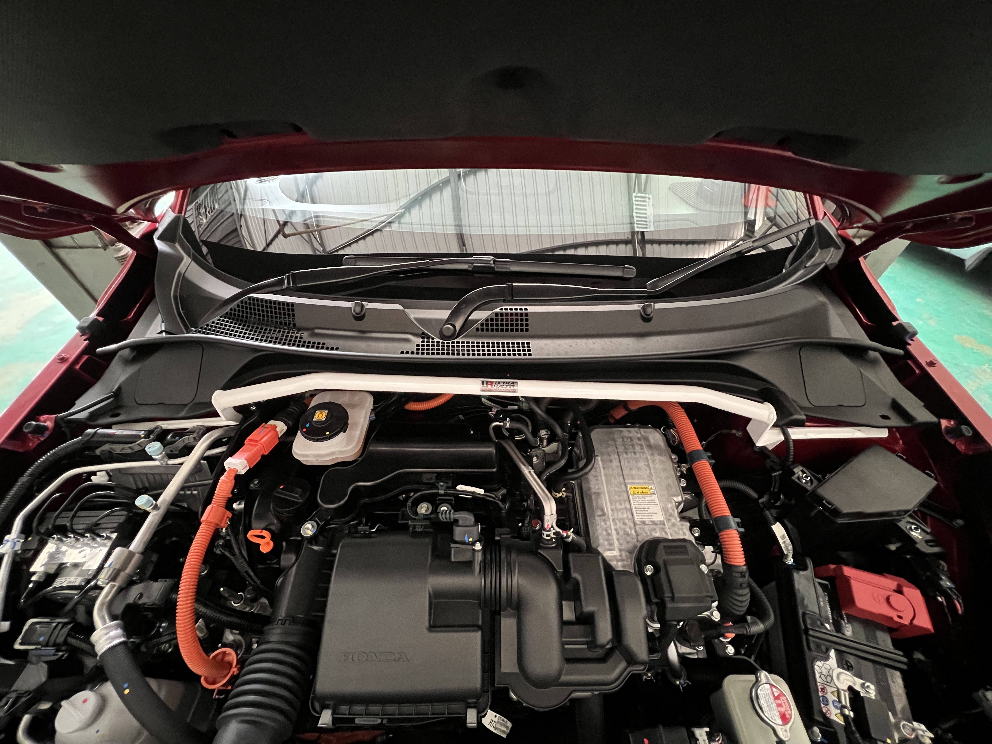 Image of Ultra Racing Voor Veerpootbrug Wit Staal Honda HR-V