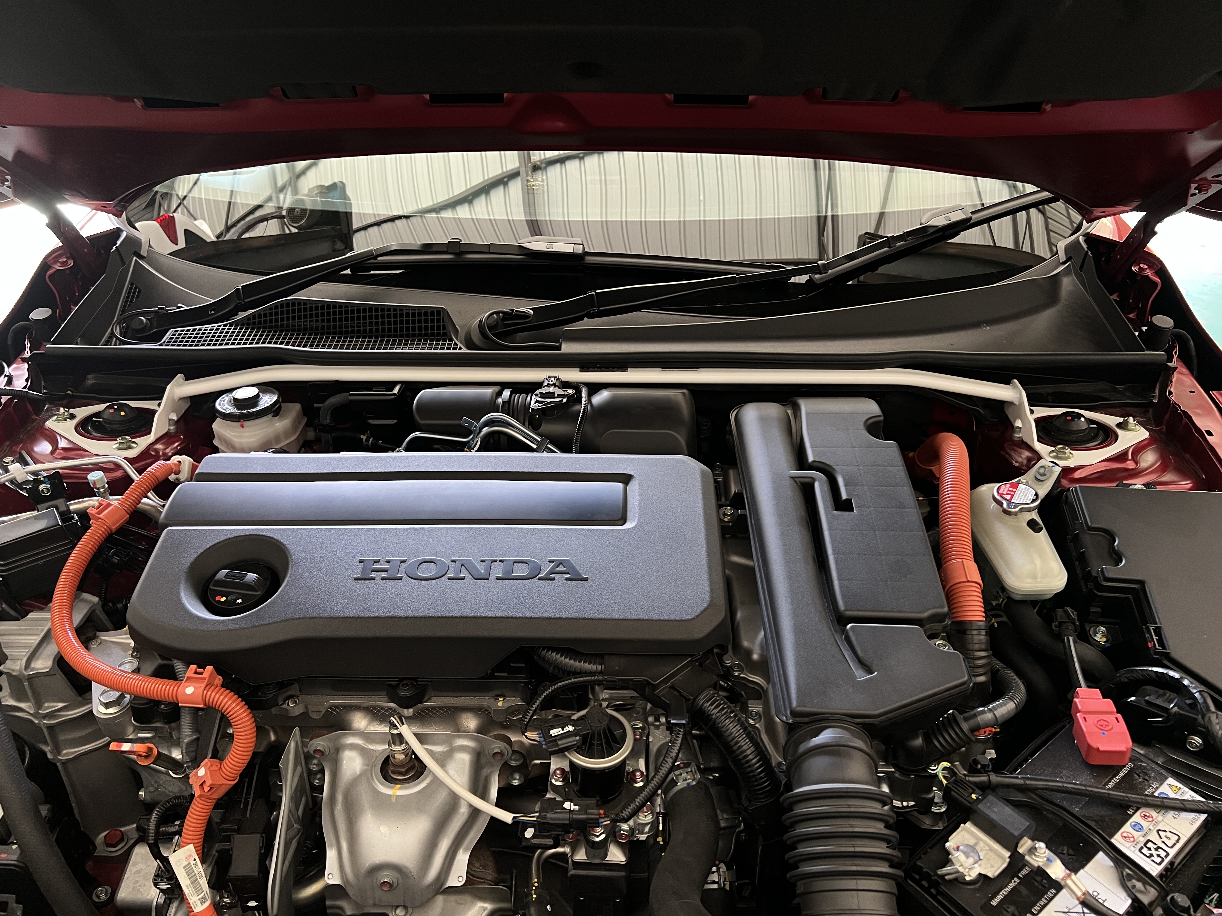 Image of Ultra Racing Voor Veerpootbrug Wit Staal Honda Civic