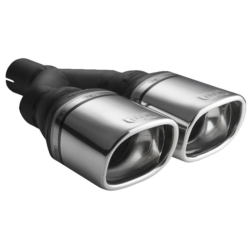 Image of Ulter Sport Uitlaat Sierstuk Dual Tip Roestvrij Staal